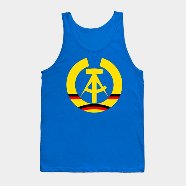 DDR coat of arms stylized Tank Top by GetThatCar